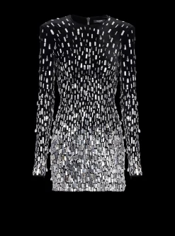Short Sequin Dress-Balmain Best Sale