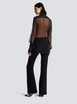 Silk Western Shirt-Balmain Cheap