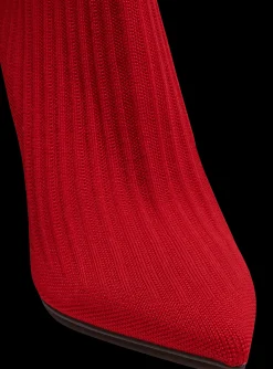 Skye Stretch Knit Ankle Boots-Balmain Fashion