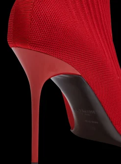 Skye Stretch Knit Ankle Boots-Balmain Fashion