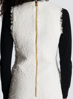 Sleeveless Tweed Dress-Balmain Best