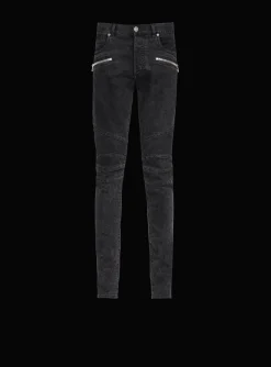 Slim Cut Cotton Jeans-Balmain Online