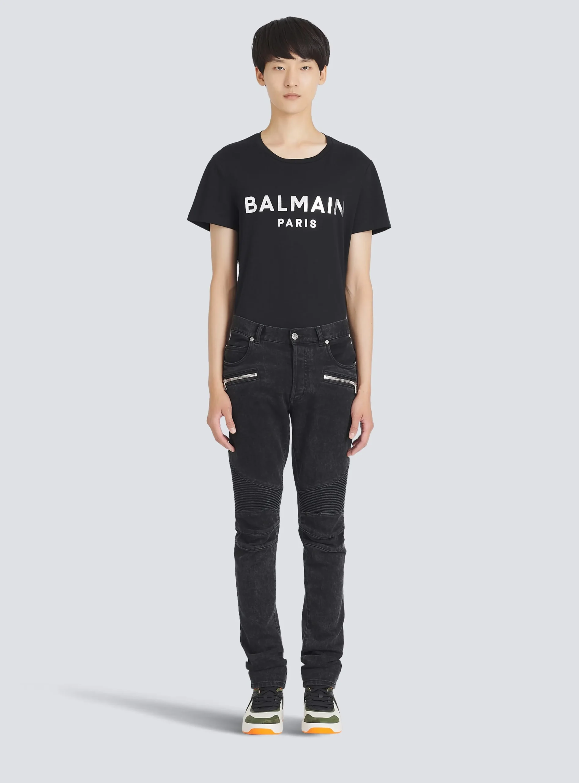 Slim Cut Cotton Jeans-Balmain Online