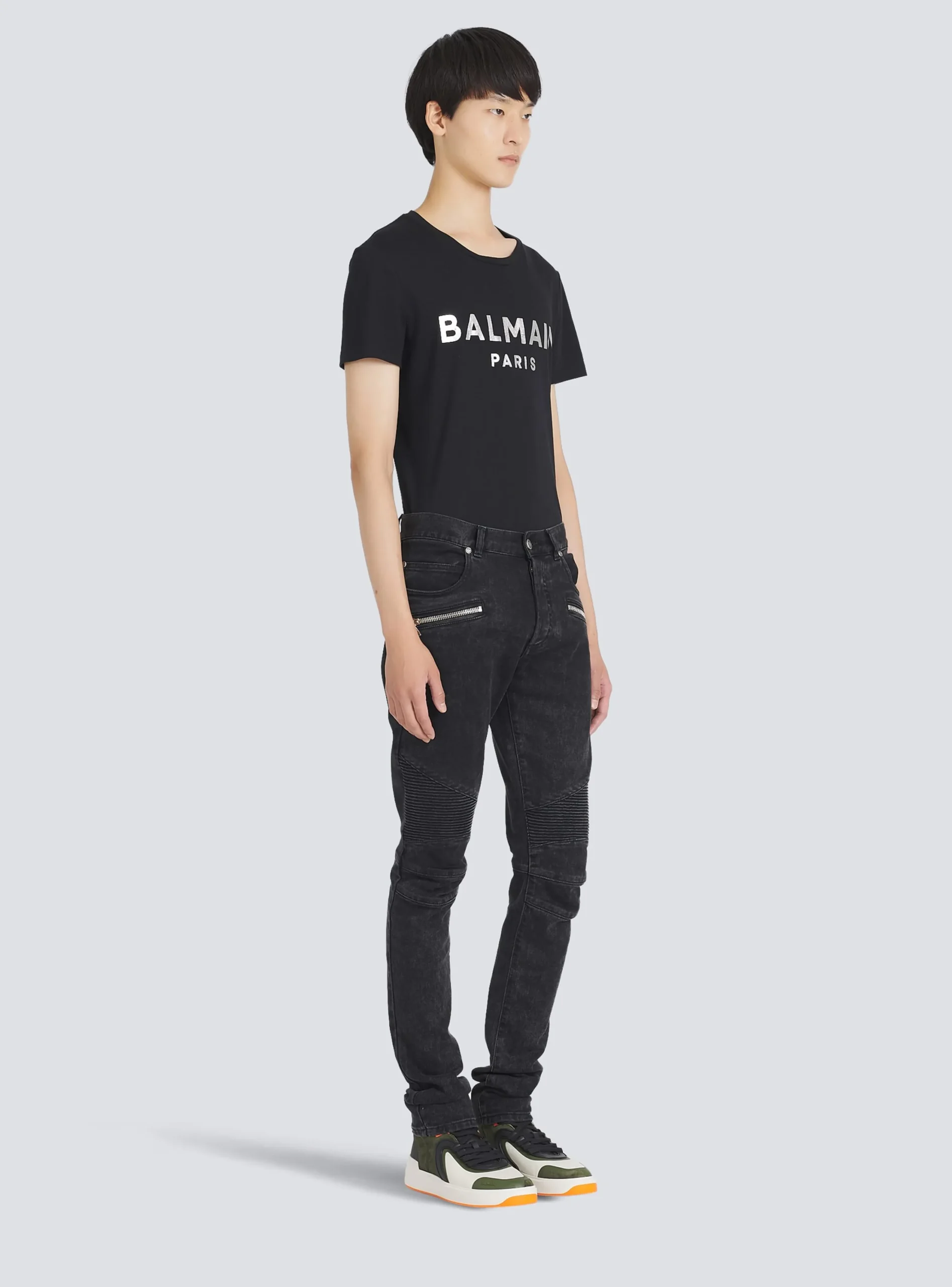 Slim Cut Cotton Jeans-Balmain Online