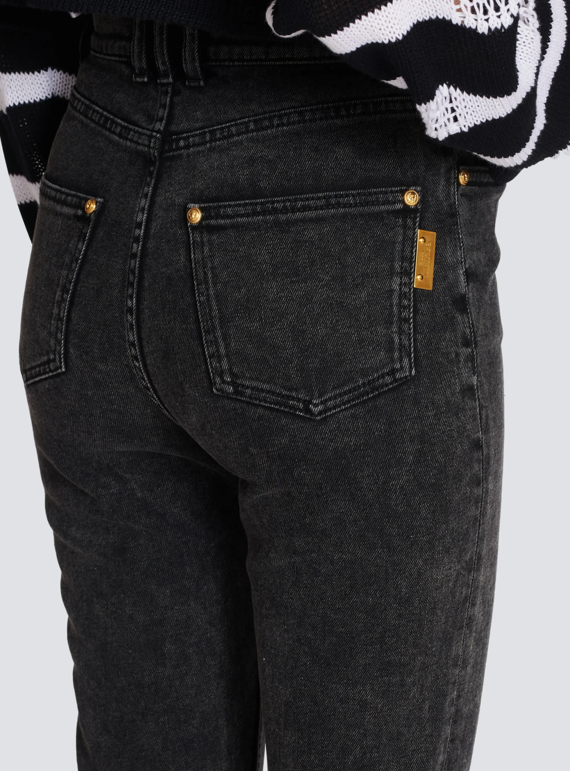 Slim Fit Jeans-Balmain Shop