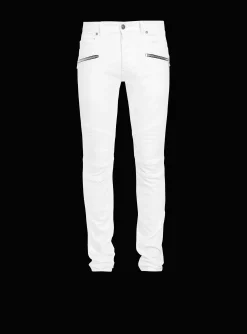 Slim-fit Cotton Jeans-Balmain Discount