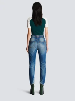 Slim-fit Denim Jeans-Balmain Cheap