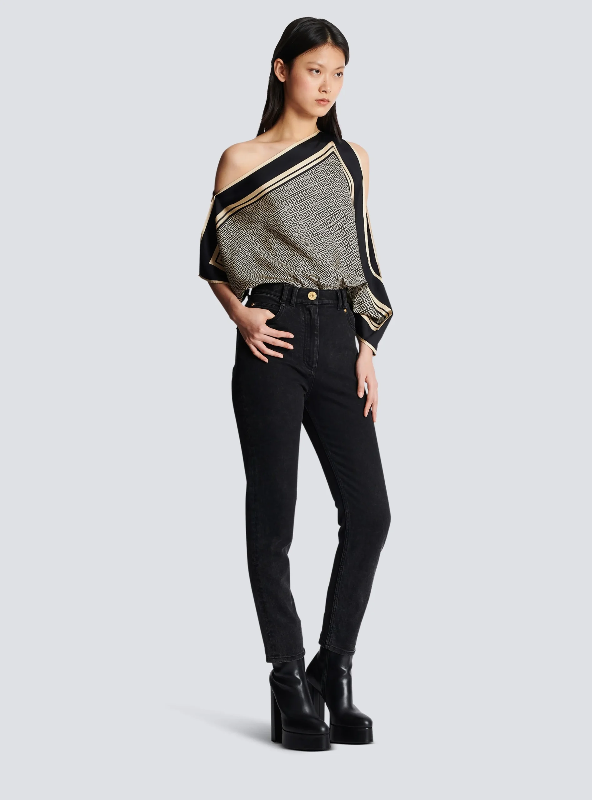 Slim-fit Denim Jeans-Balmain Clearance