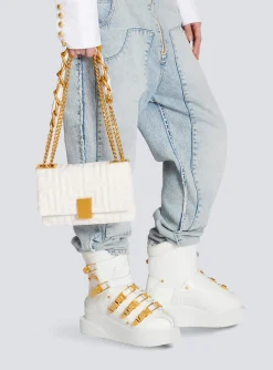 Small 1945 Soft Bag In Quilted Leather-Balmain Cheap