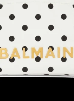 Small 1945 Soft Tote Bag In Polka Dot Canvas-Balmain Sale
