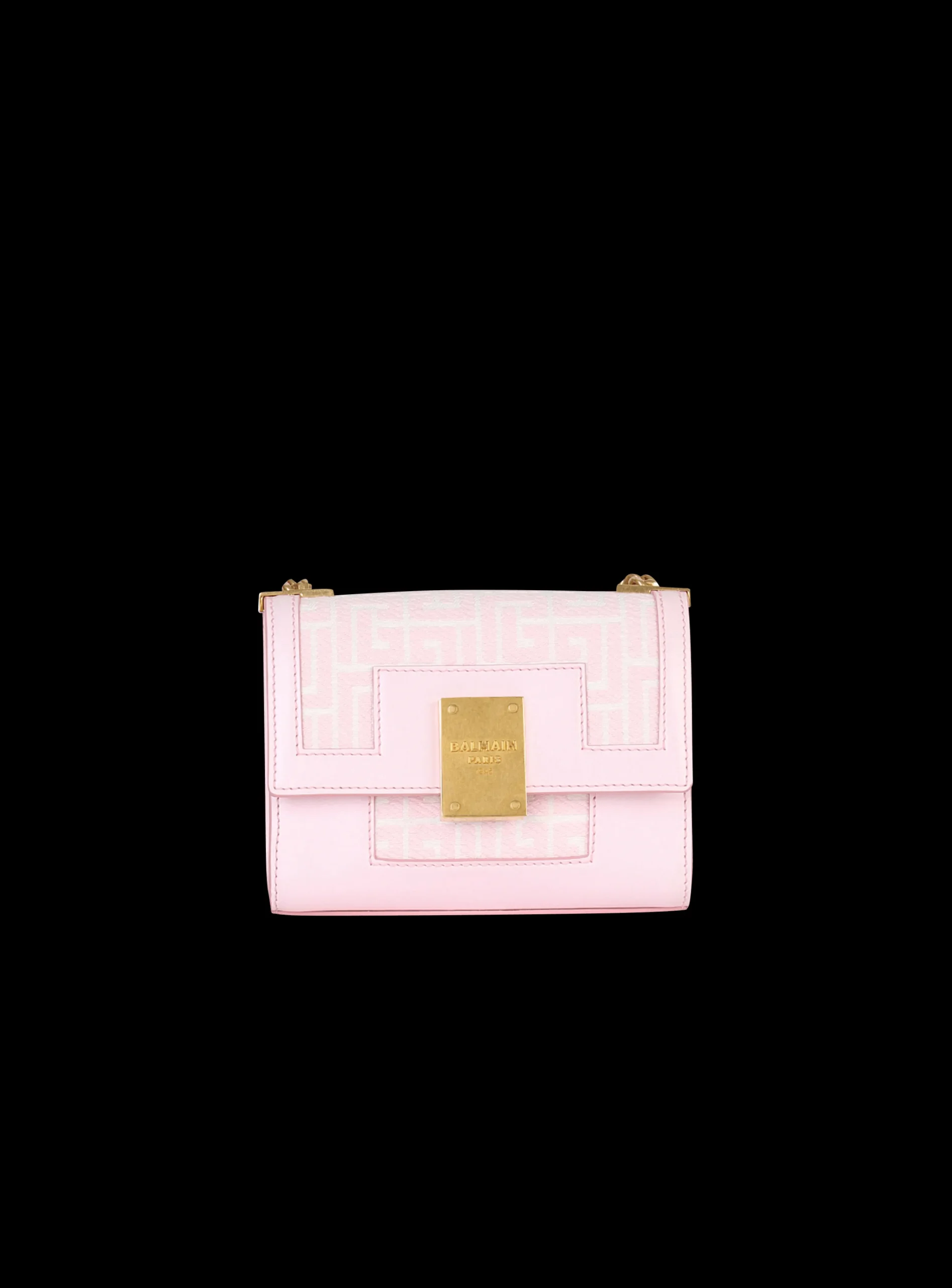 Small-sized Bicolor Jacquard 1945 Bag-Balmain Outlet