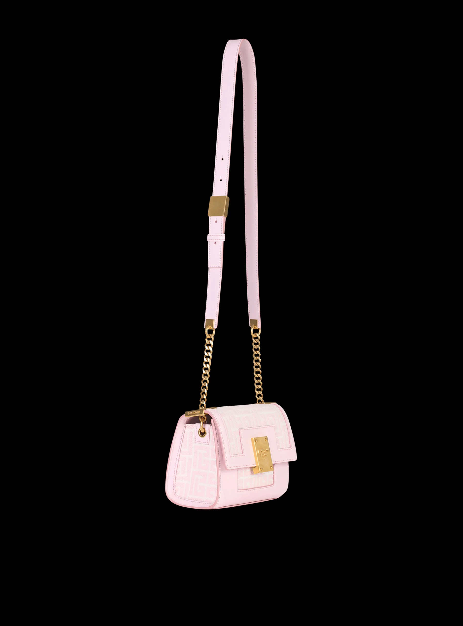 Small-sized Bicolor Jacquard 1945 Bag-Balmain Outlet