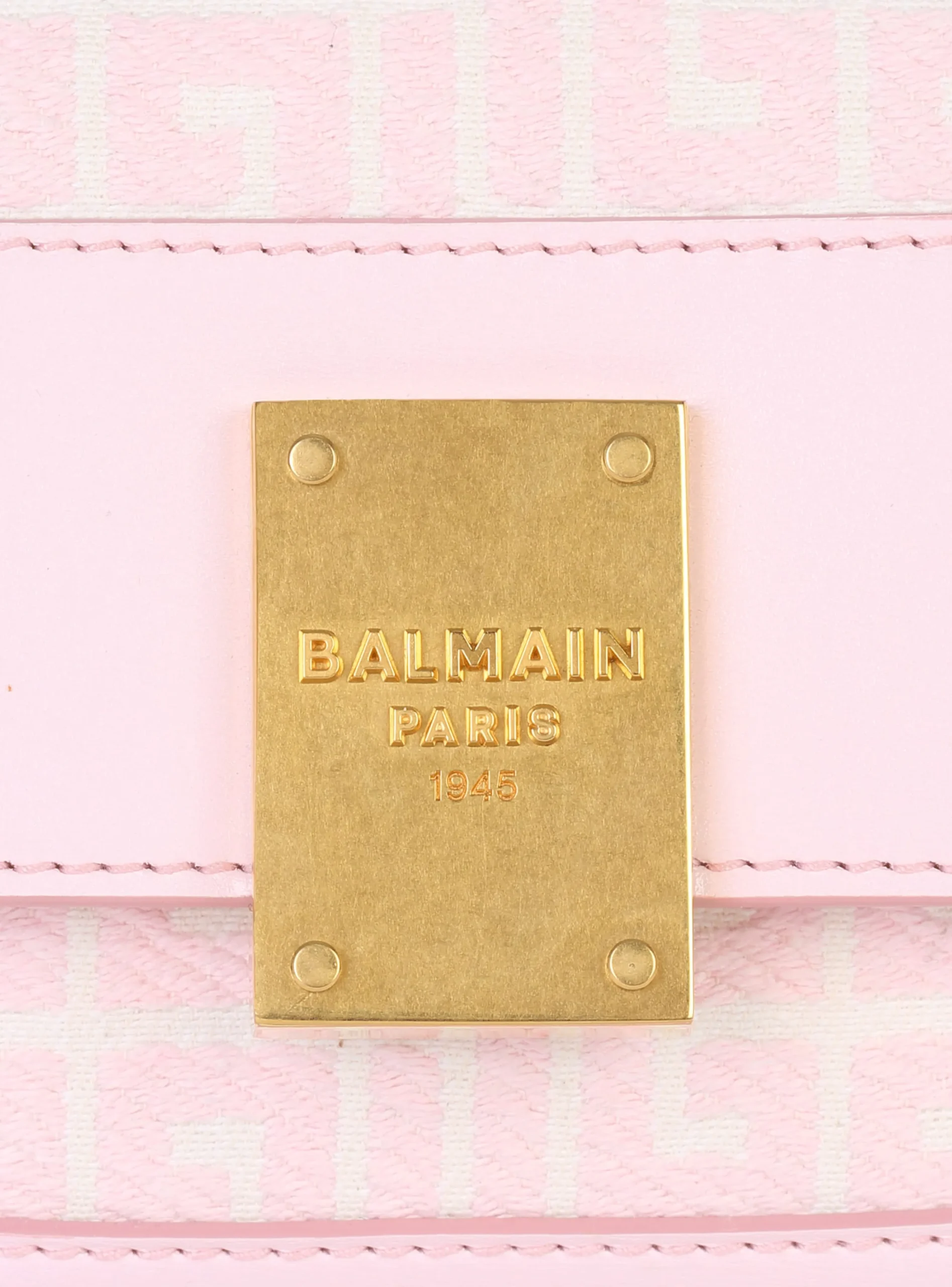 Small-sized Bicolor Jacquard 1945 Bag-Balmain Outlet
