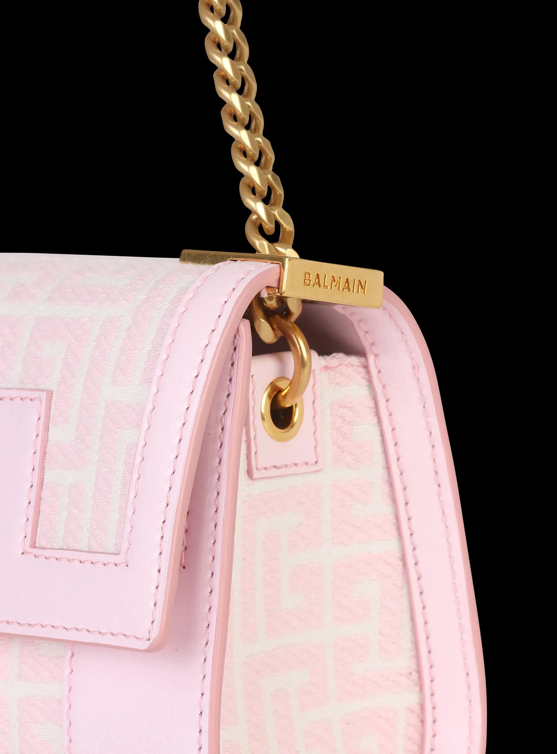 Small-sized Bicolor Jacquard 1945 Bag-Balmain Outlet