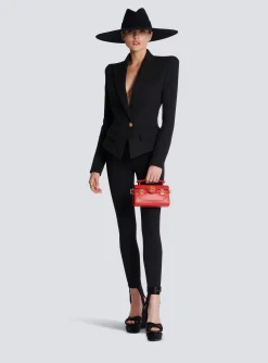 Smooth Leather B-Buzz 19 Bag-Balmain Store