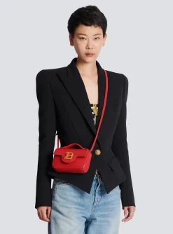 Smooth Leather B-Buzz Mini Bag-Balmain Online