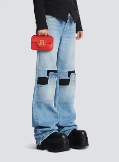 Smooth Leather B-Buzz Mini Bag-Balmain Online
