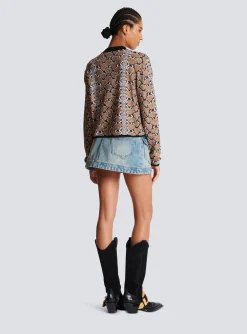 Snakeskin Knit Jumper-Balmain Best