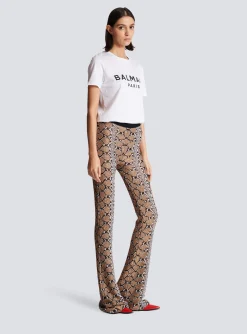 Snakeskin Knit Trousers-Balmain Shop