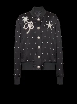 Stars Embroidered Bomber Jacket-Balmain Discount