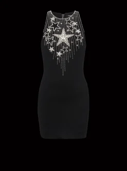 Stars Embroidered Short Dress-Balmain New