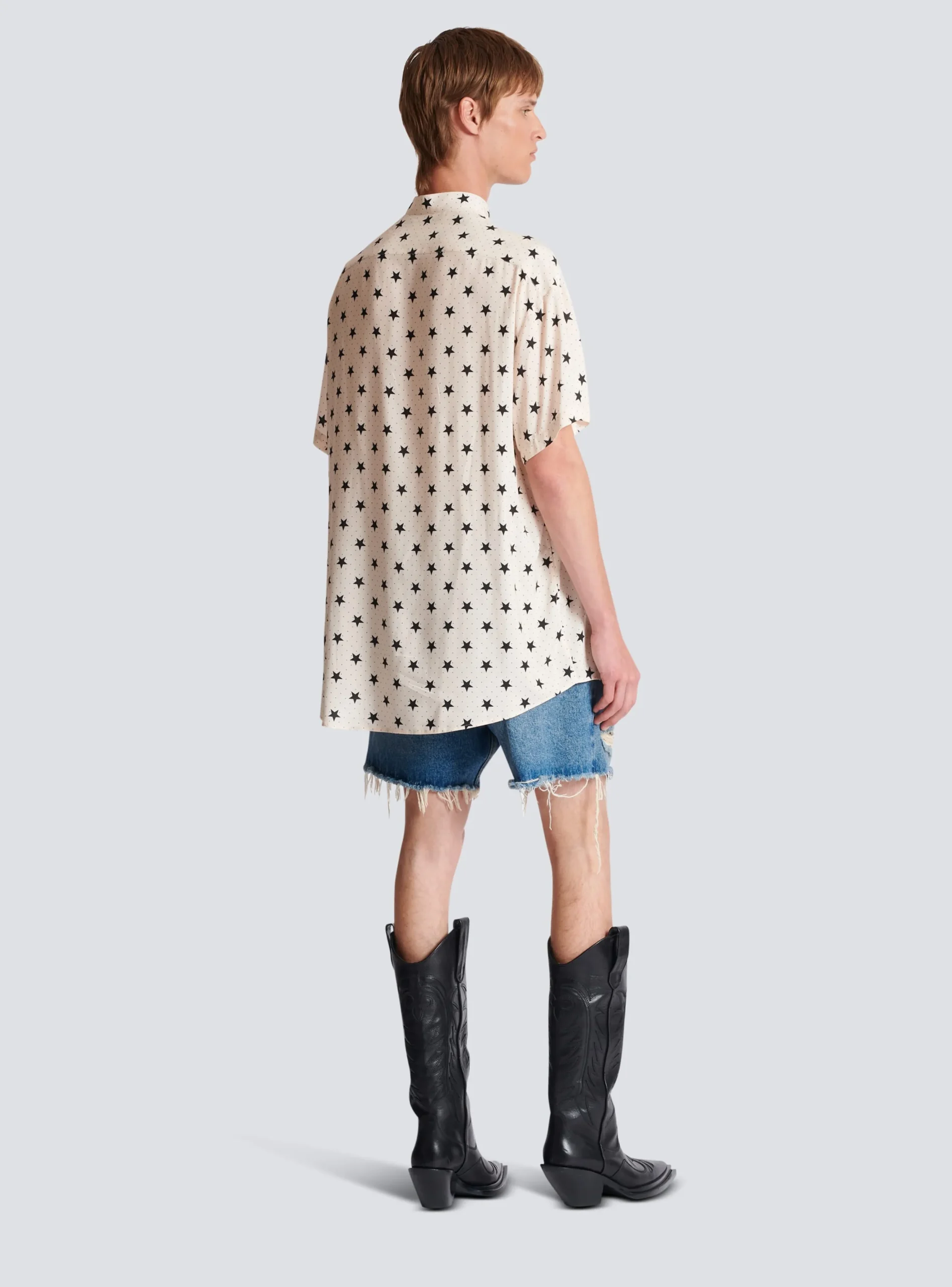 Stars Print Shirt-Balmain Flash Sale