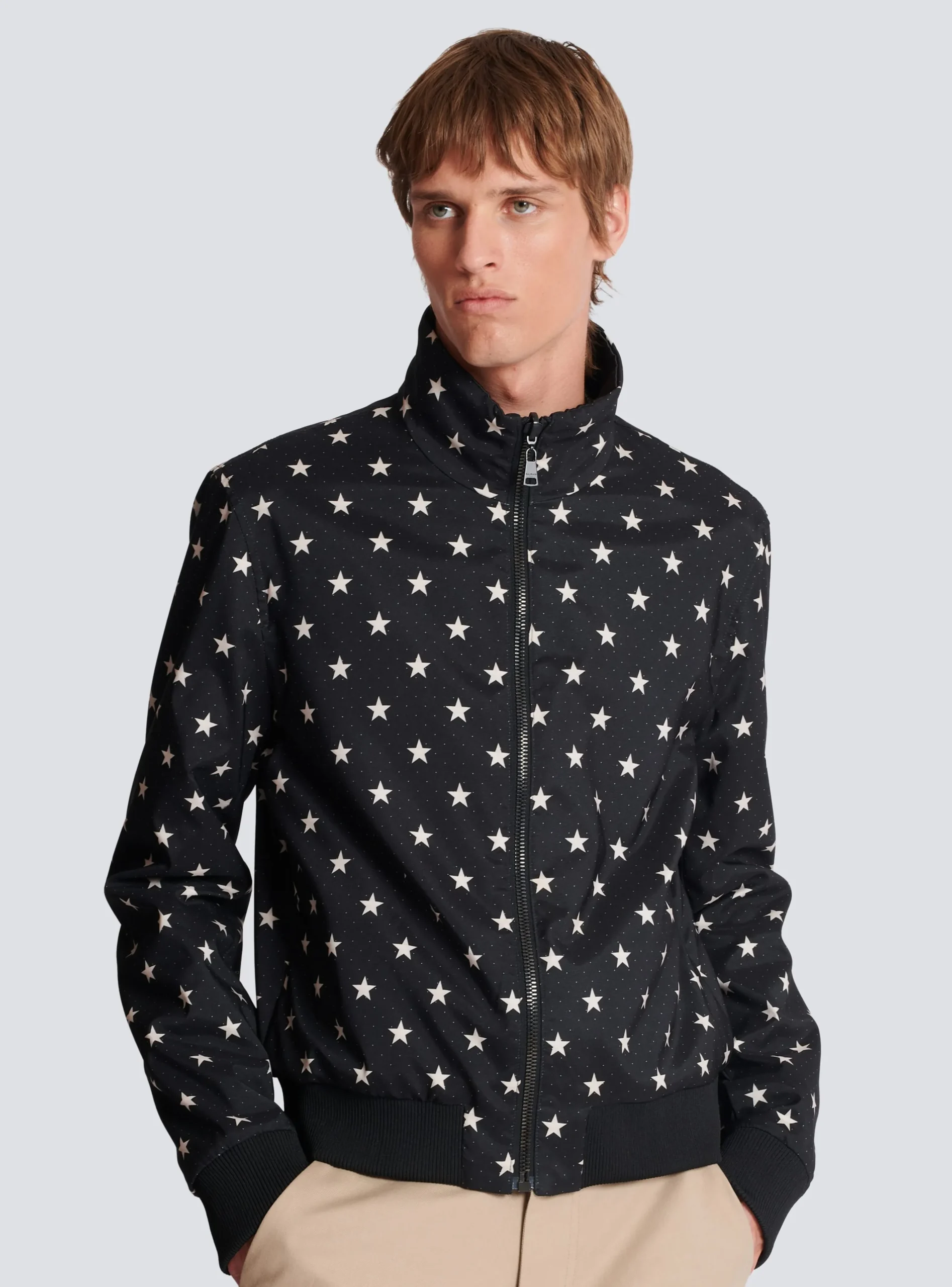 Stars Reversible Bomber Jacket-Balmain Discount