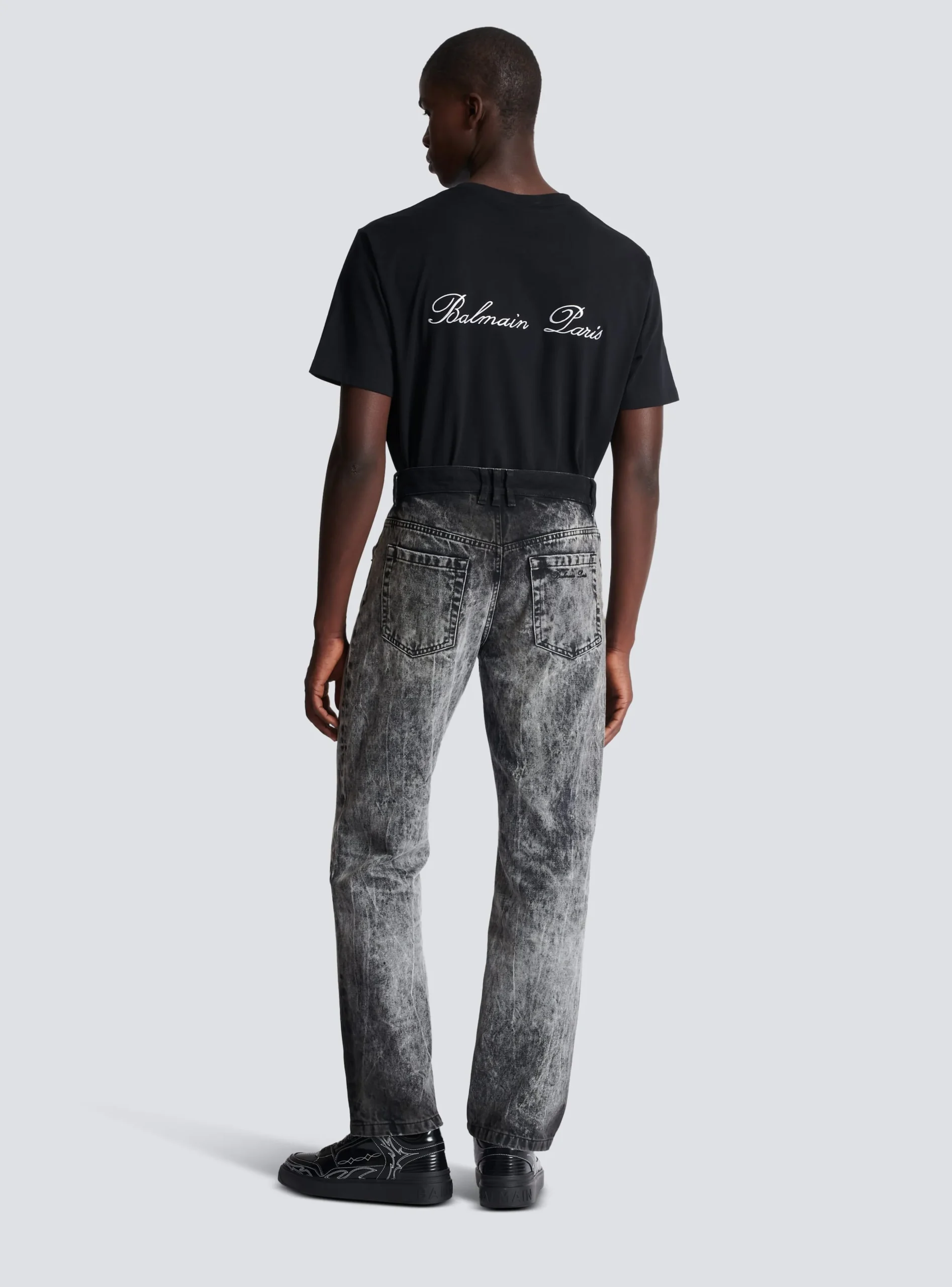 Stonewash Denim Jeans-Balmain Cheap