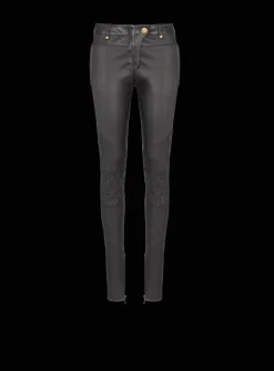 Stretch Leather Trousers-Balmain Clearance