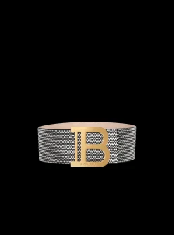 Suede And Crystal B-Belt-Balmain Best