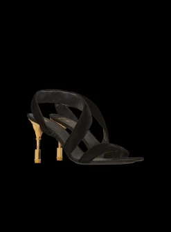 Suede Moneta Sandals-Balmain Flash Sale