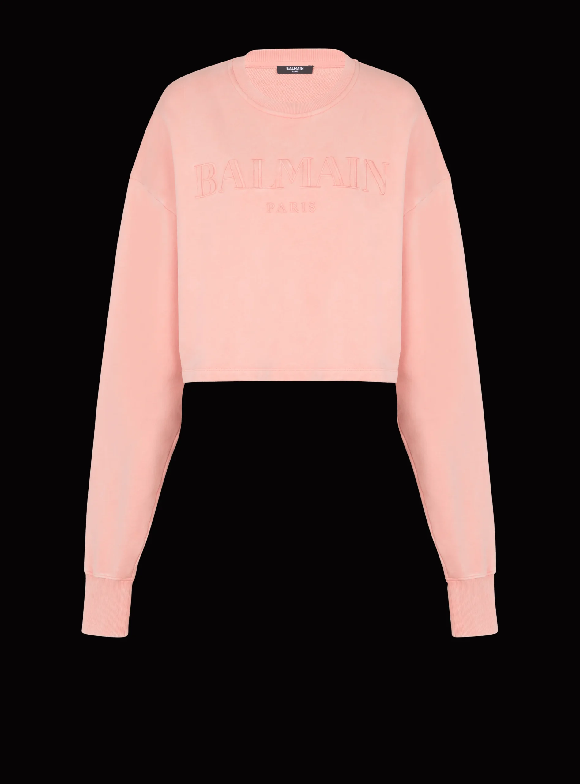 Sweatshirt With Vintage Embroidery-Balmain Outlet
