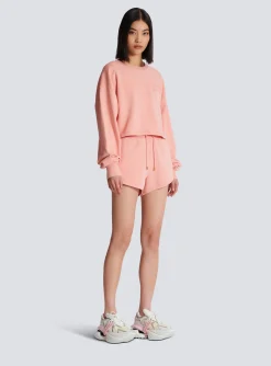 Sweatshirt With Vintage Embroidery-Balmain Outlet