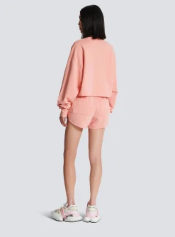 Sweatshirt With Vintage Embroidery-Balmain Outlet