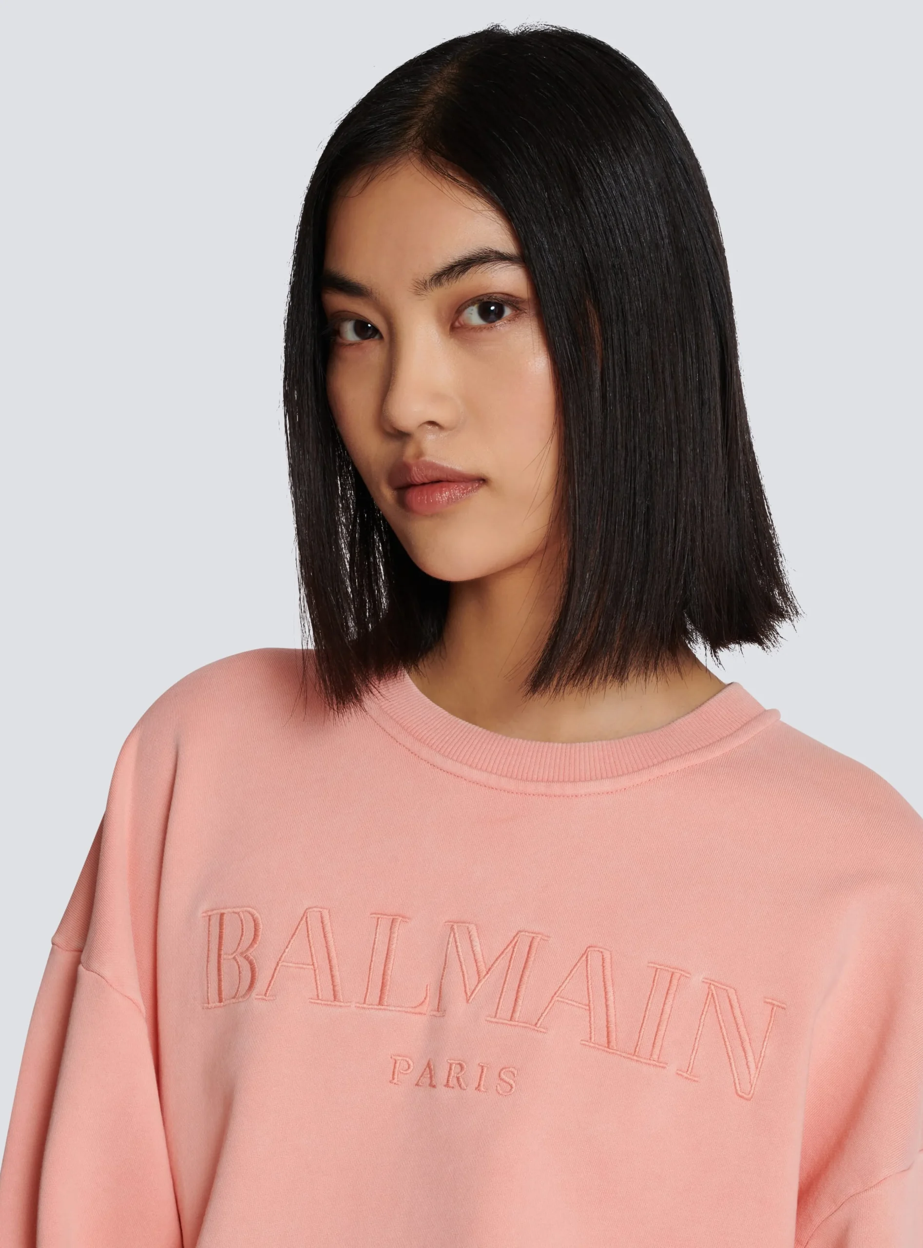 Sweatshirt With Vintage Embroidery-Balmain Outlet
