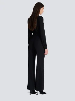 Tailored Grain De Poudre Trousers-Balmain Outlet