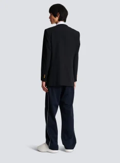Technical Wool Blazer-Balmain Best Sale