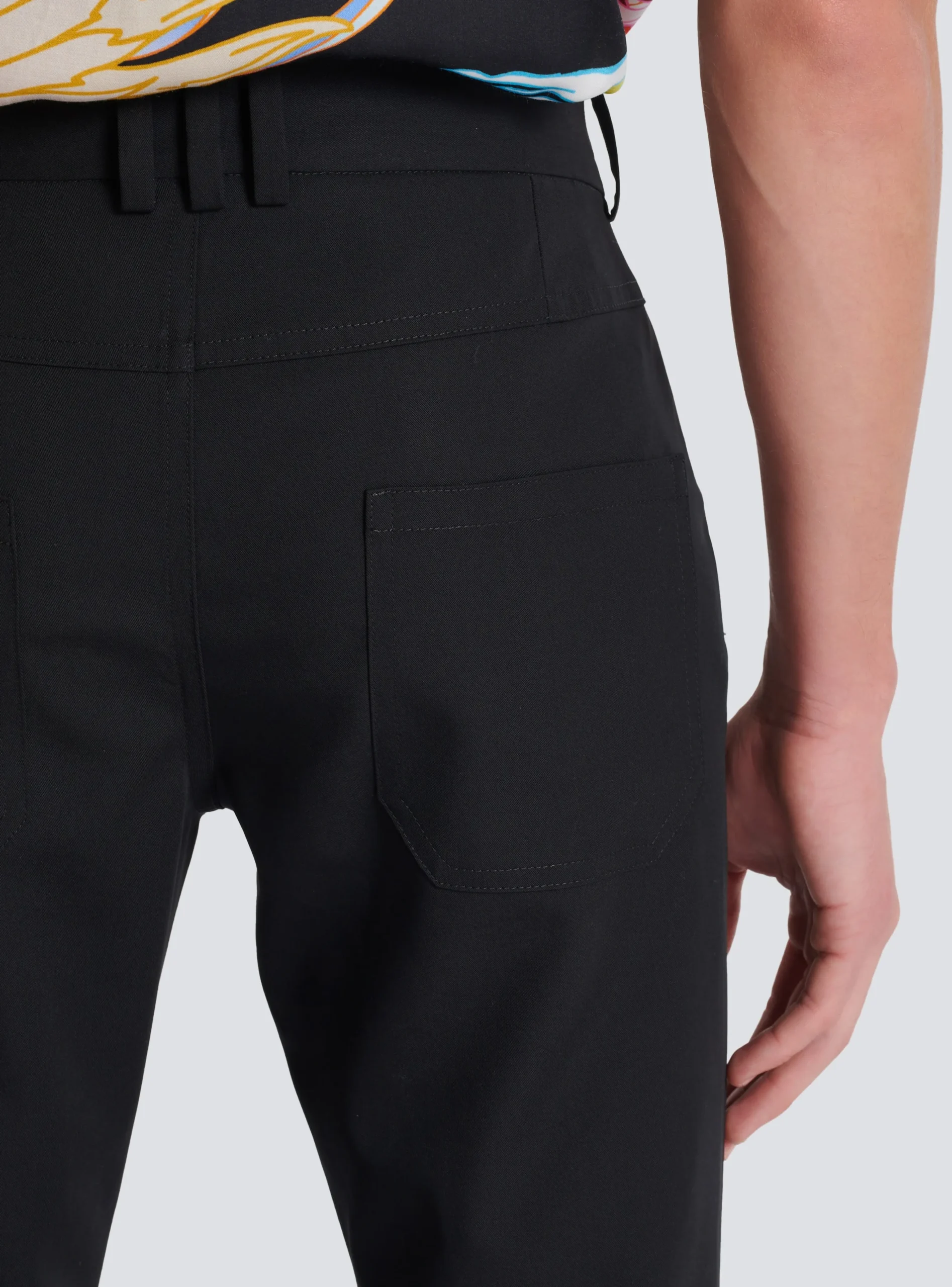 Technical Wool Trousers-Balmain Best