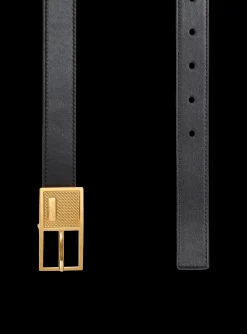 Thin Signature Calfskin Belt-Balmain Best Sale