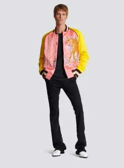 Tiger Embroidered Bomber-Balmain Flash Sale