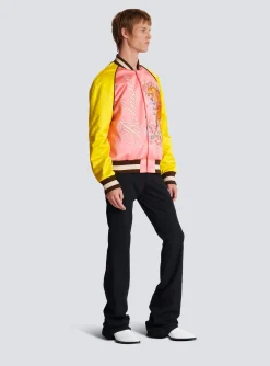 Tiger Embroidered Bomber-Balmain Flash Sale