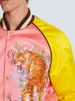 Tiger Embroidered Bomber-Balmain Flash Sale