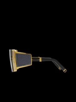 Titanium Shield-shaped Wonder Boy Sunglasses-Balmain Clearance