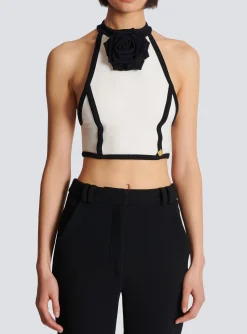 Top With Rose Detail-Balmain Best
