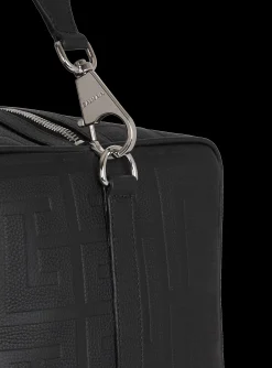 Travel Bag In Grained Leather-Balmain Outlet