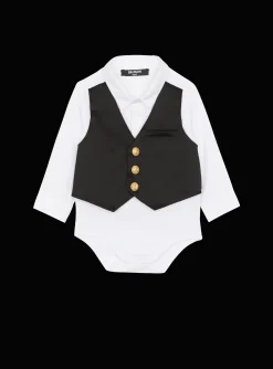Trompe-l'oeil Waistcoat Bodysuit-Balmain Best