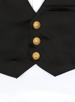 Trompe-l'oeil Waistcoat Bodysuit-Balmain Best