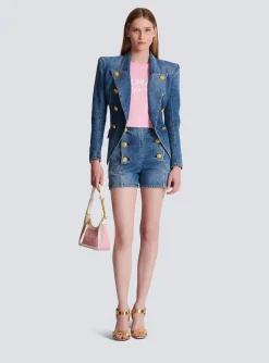 T-shirt With Paris Print-Balmain Discount