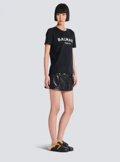 T-shirt With Paris Print-Balmain Online
