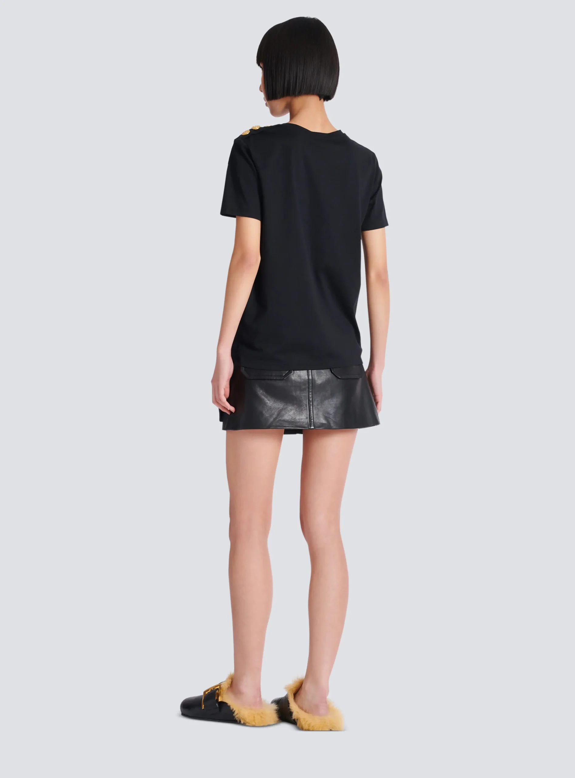 T-shirt With Paris Print-Balmain Online